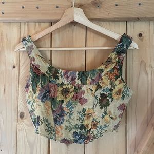 Cider floral corset